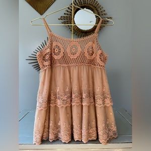 Crochet and Lace Top